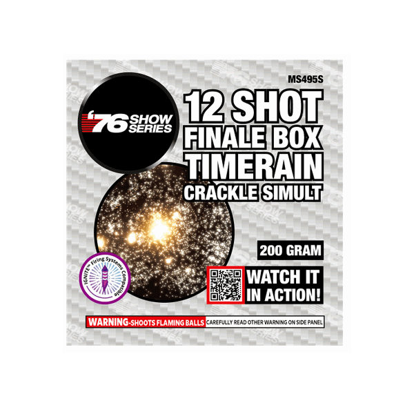 12 Shot Finale Box - Timerain Crackle